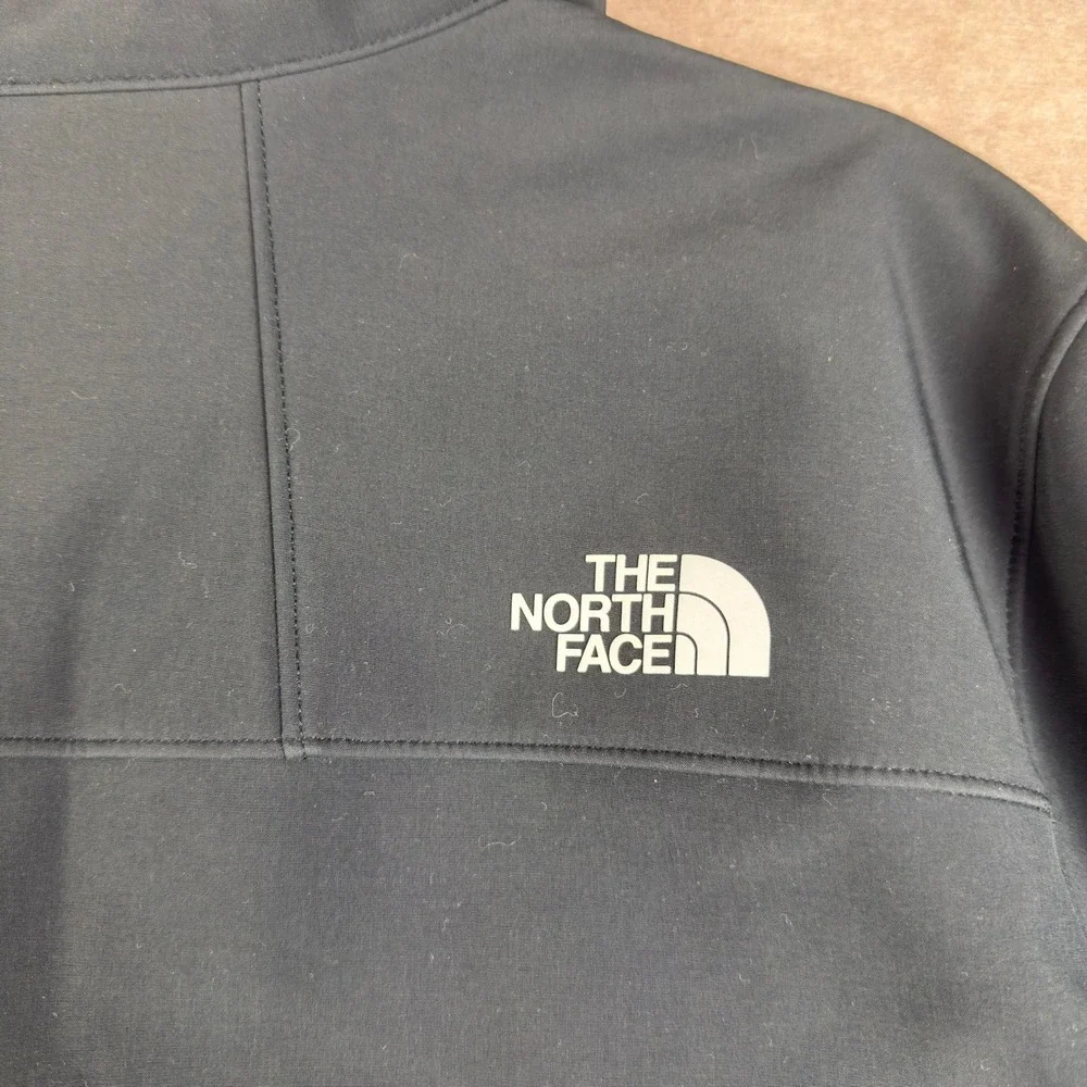The North Face Jacket Men L Black‎ Coca-Cola Heart Grad Logo WindWall Softshell